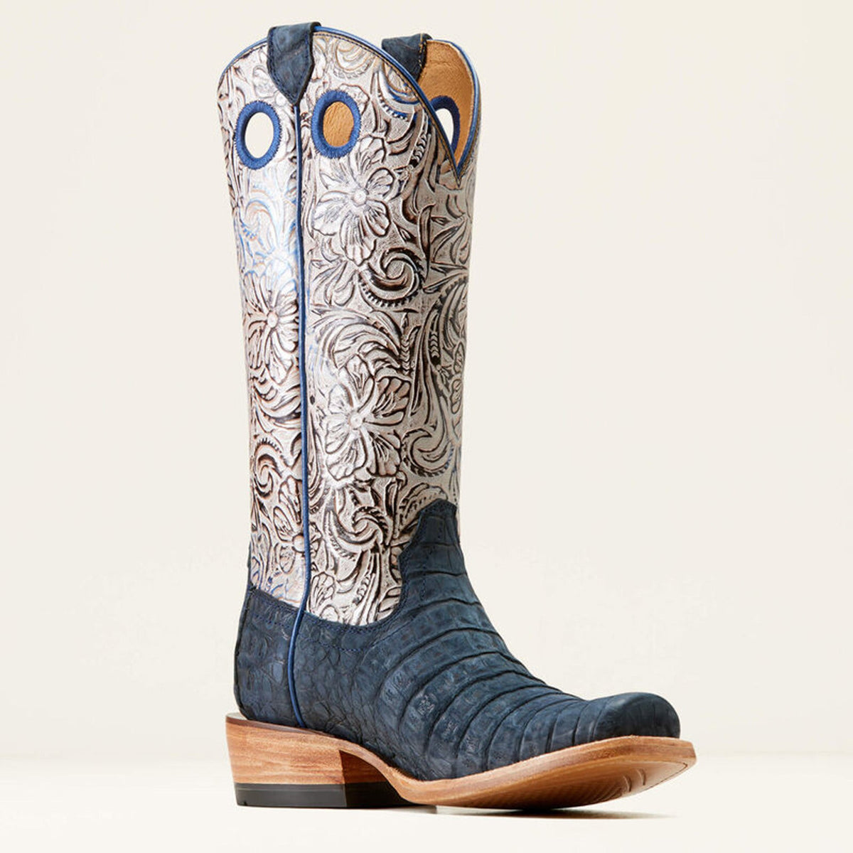  Ariat Women's Navy Caiman Futurity Western Boots
