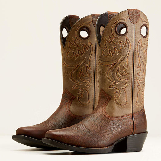  Ariat Men's Brown Sport Square Toe