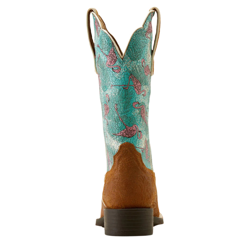  Ariat Women's Square Toe Flamingo Western Boots
