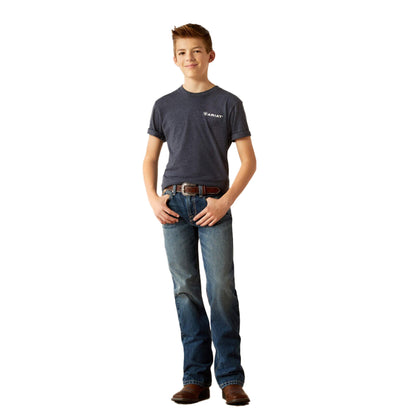  Ariat Boys B4 Kelvin Relaxed Fit Boot Cut Jean