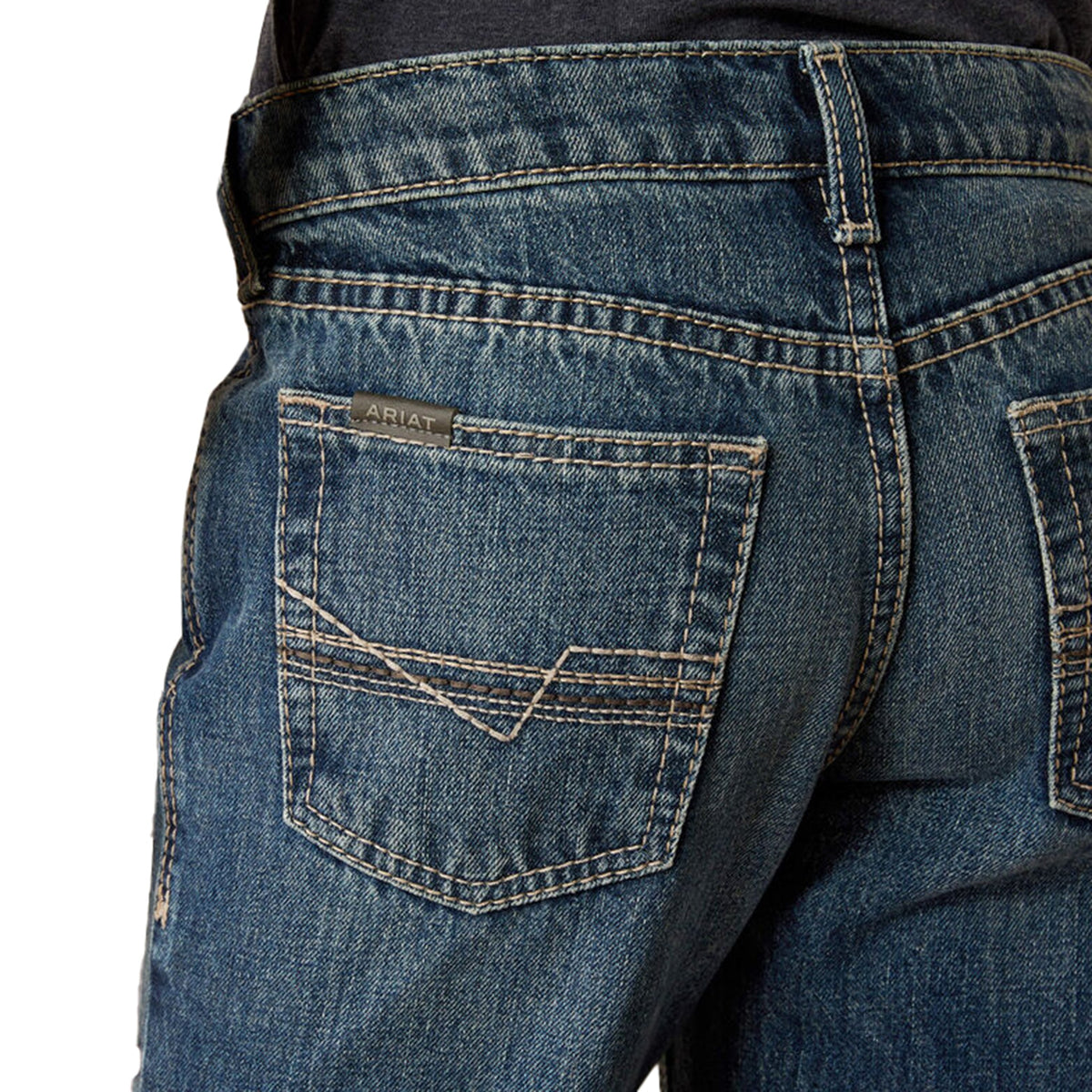  Ariat Boys B4 Kelvin Relaxed Fit Boot Cut Jean
