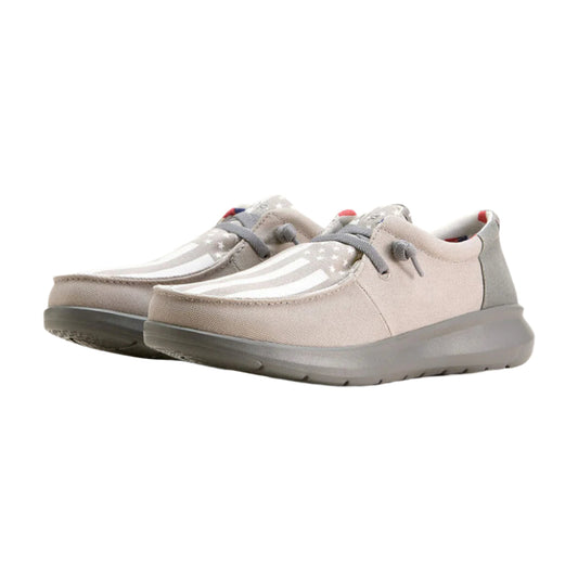  Ariat Men's Grey US Flag Hilo Shoes