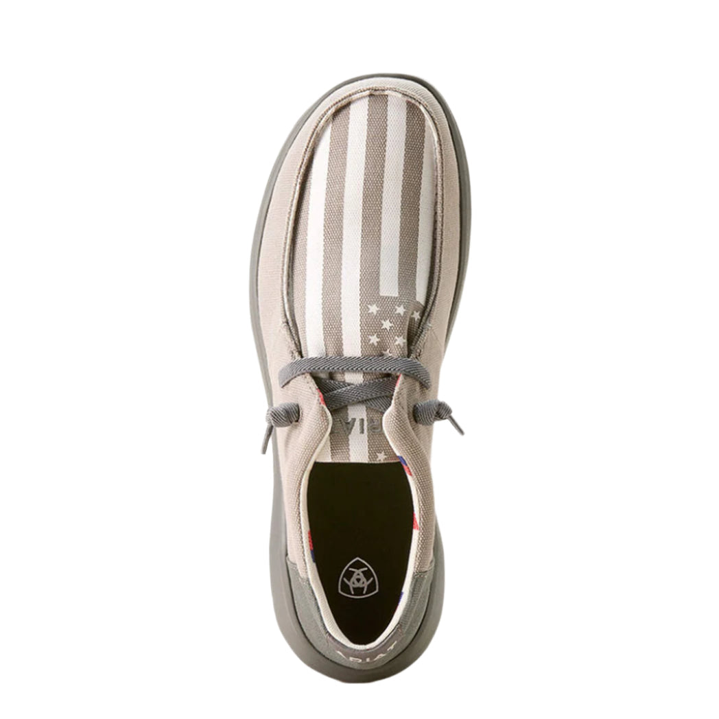  Ariat Men's Grey US Flag Hilo Shoes