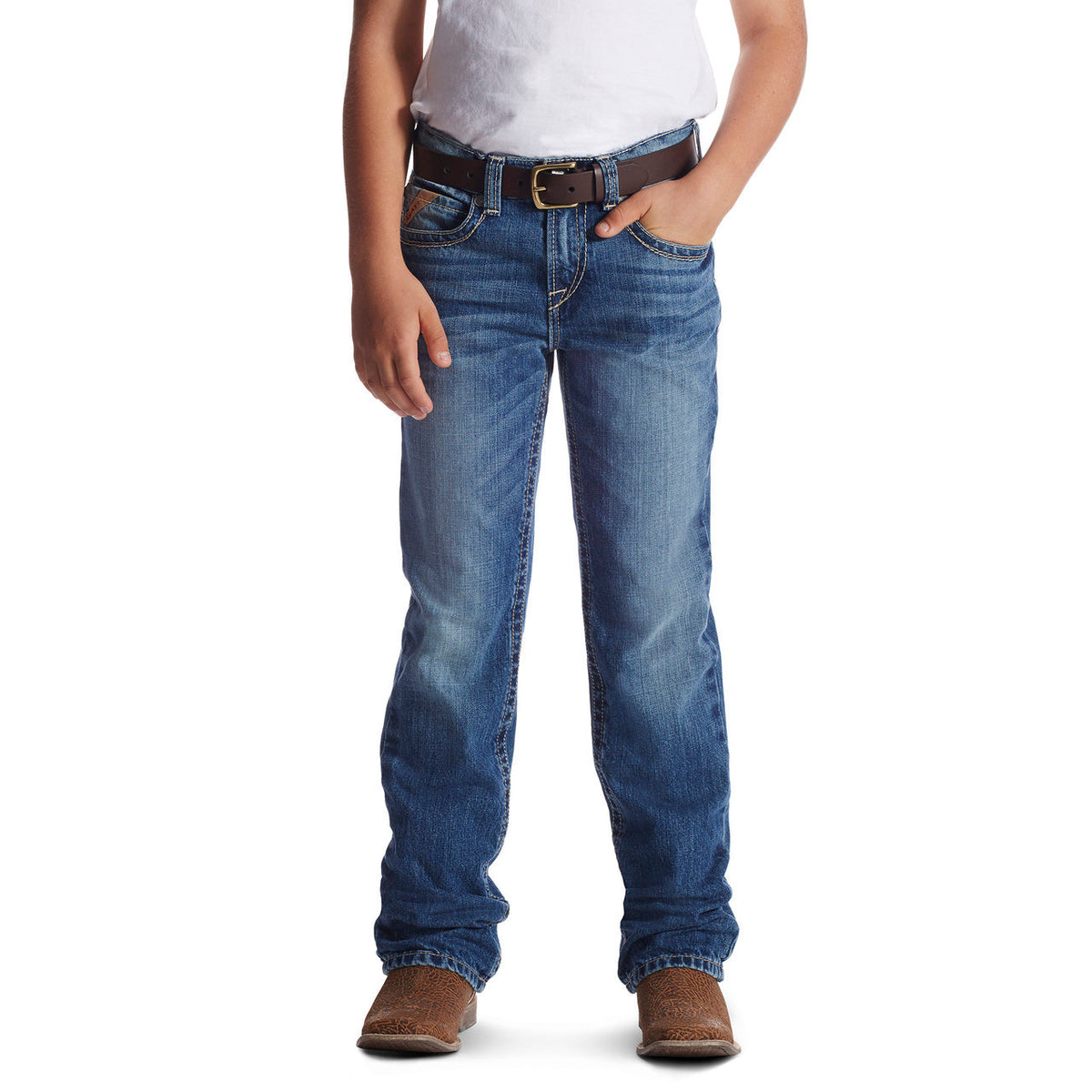  Ariat Boy's B4 Boundary Boot Cut Jean