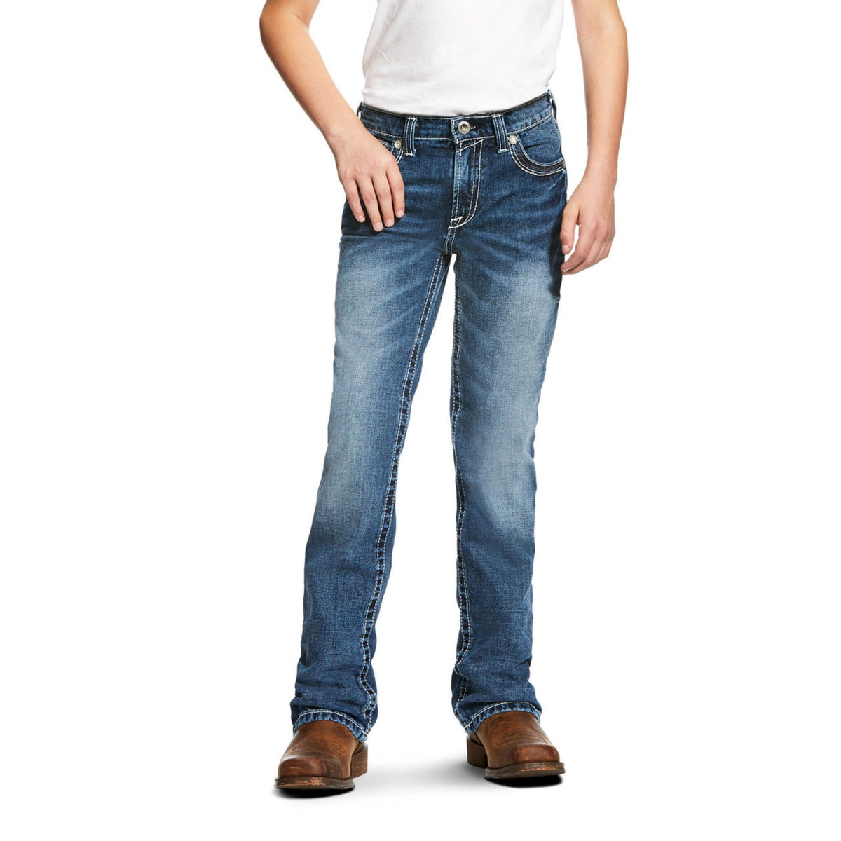  Ariat Boy's B4 Boot Cut Jean