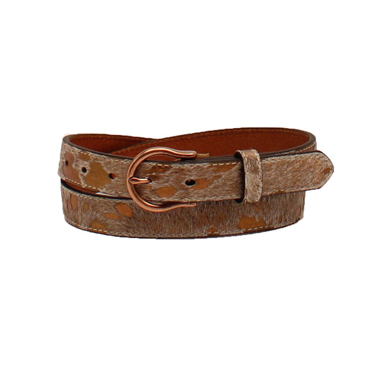  Ariat Women's 1" Metallic Cowhide Belt