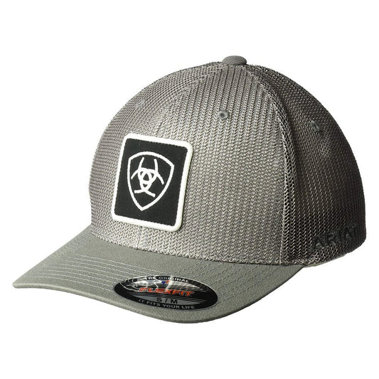  Ariat Grey Mesh Cap