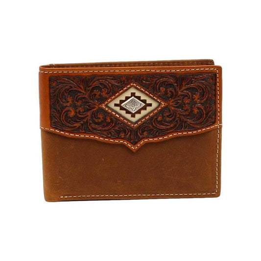  Ariat Men's Scroll Overlay Bifold