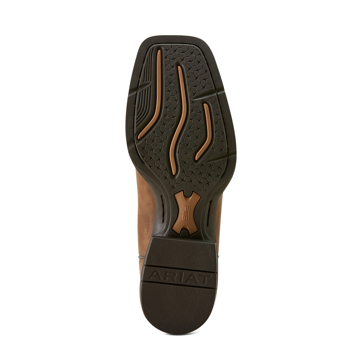  Ariat Men's Sport Steer Skull Wide Square Toe Cowboy Boot
