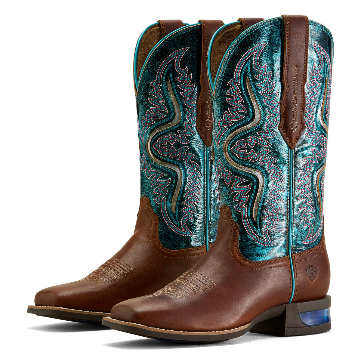  Ariat Women's Vintage Caramel Captivate Wide Square Toe Western Boot