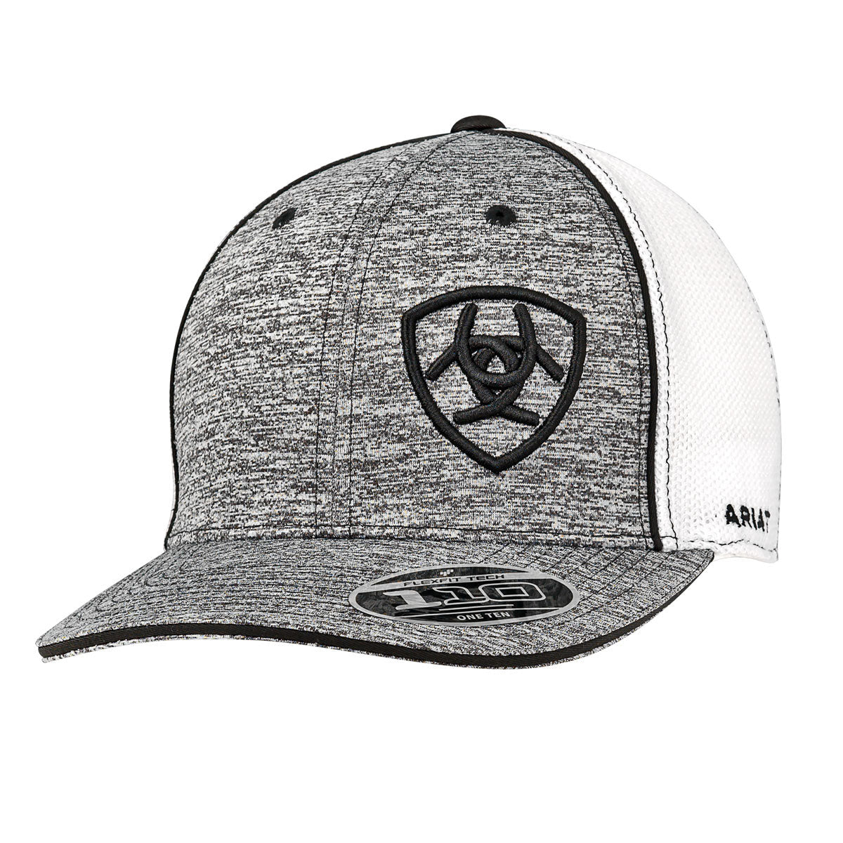  Ariat Grey And White Logo Cap