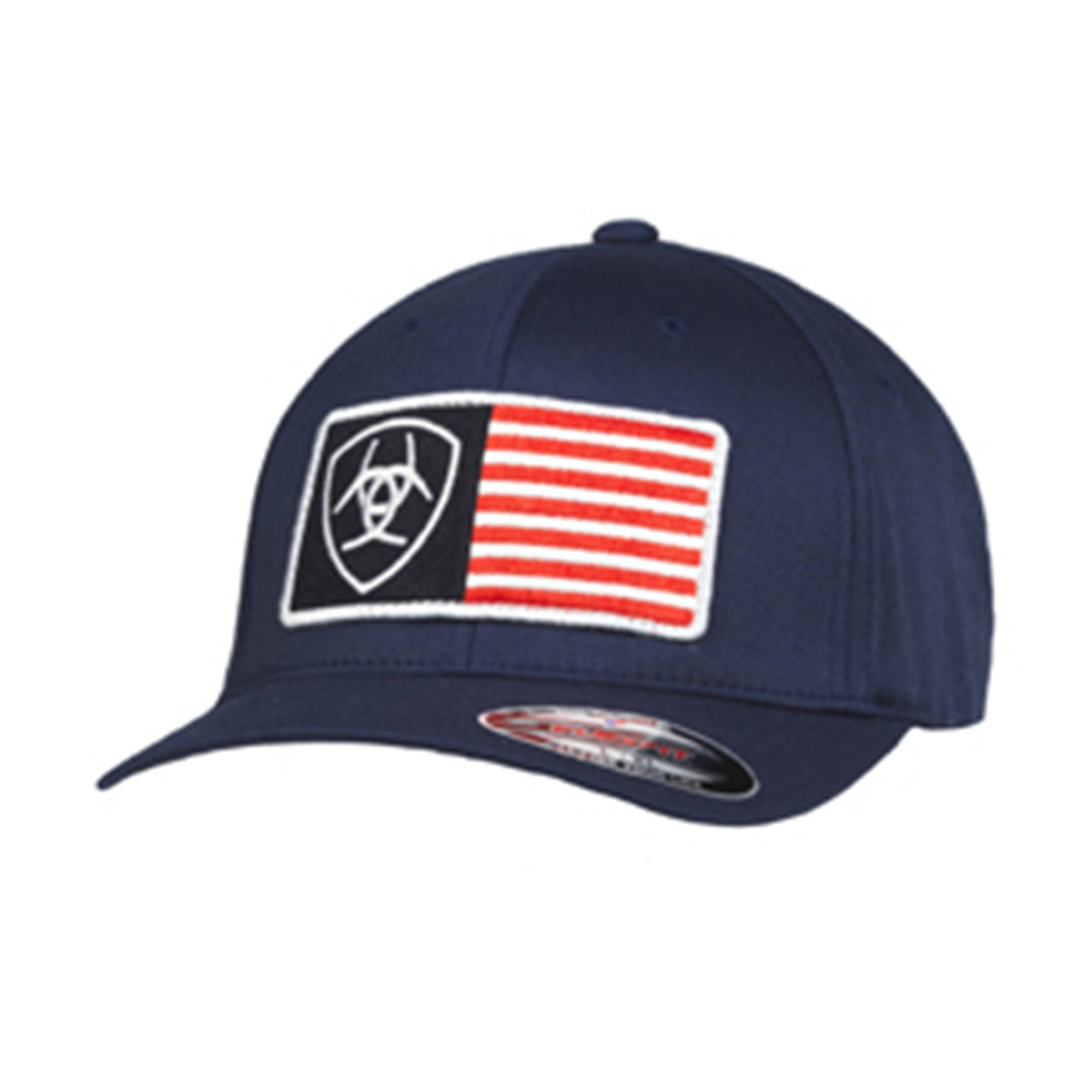  Ariat Flexfit Shield USA Flag CAp
