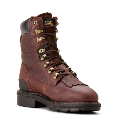  Ariat Men's 8" Lace Up Steel Toe Work Boot