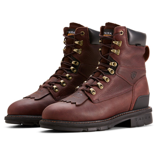  Ariat Men's 8" Lace Up Steel Toe Work Boot