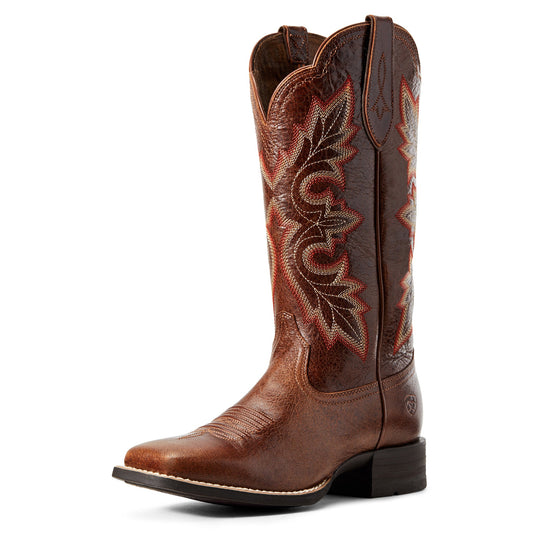  Ariat Women's Breakout Brown Square Toe Boots