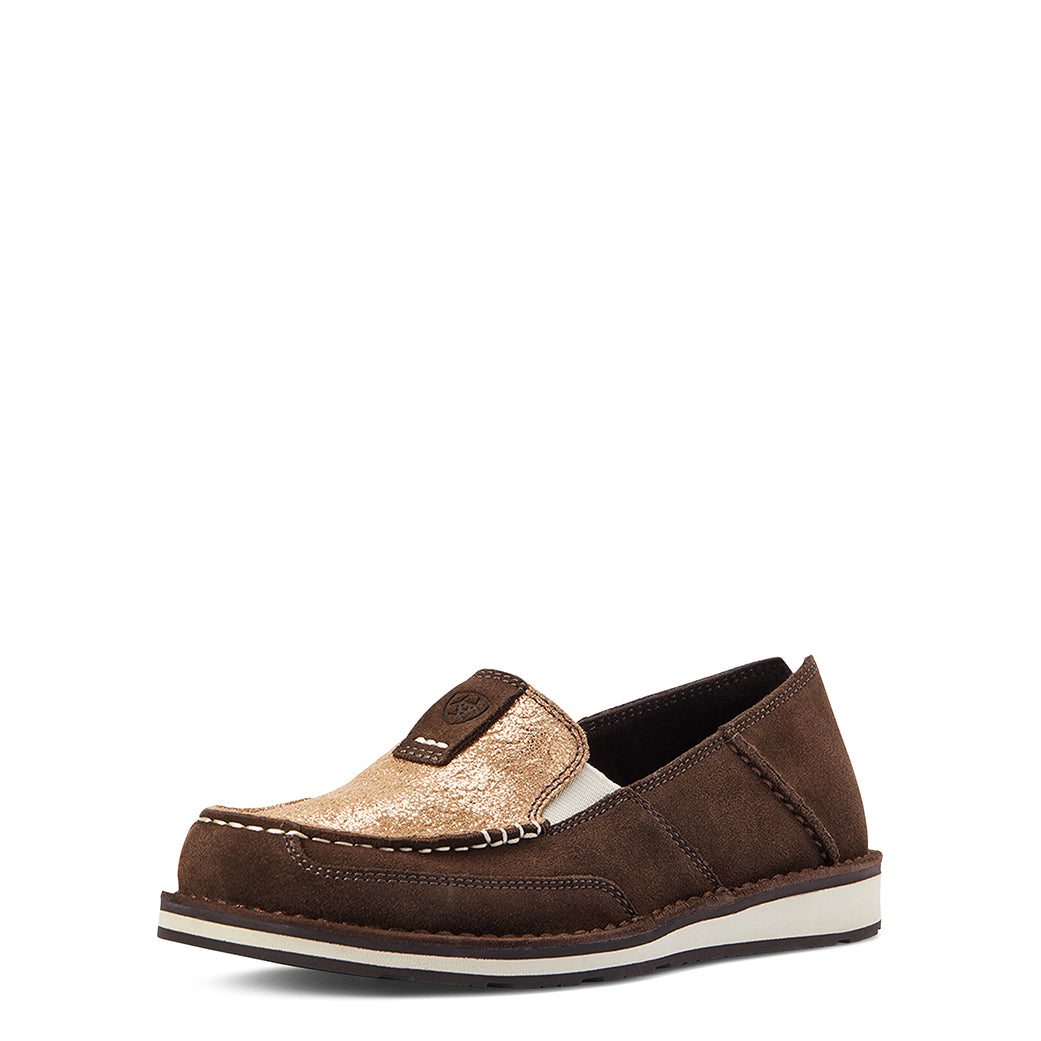  Ariat Women's Chocolate Suede Aztec Cruiser