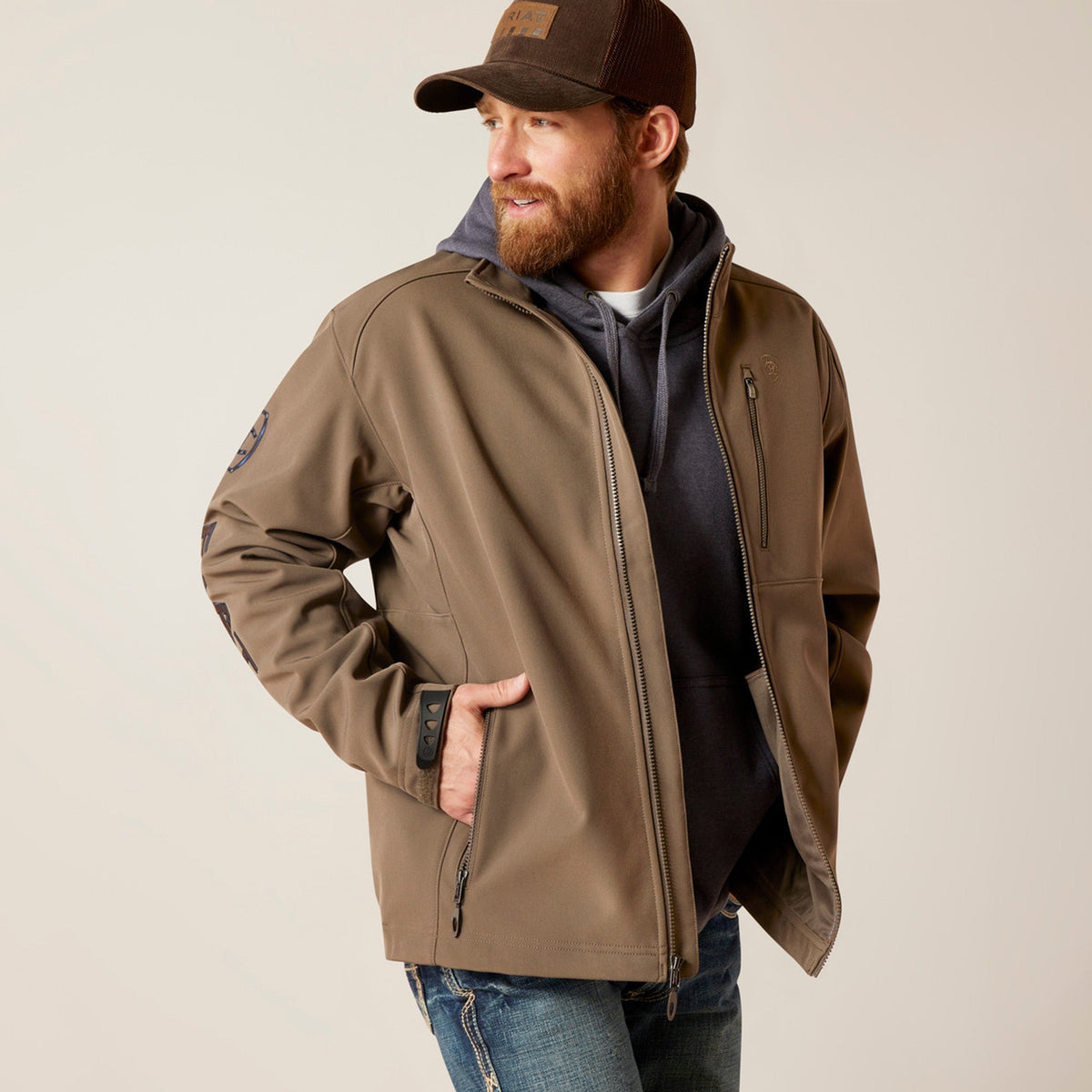  Ariat Men's Banyan Bark Softshell Jacket