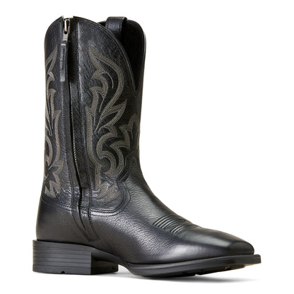  Ariat Men's Ultra Black Slim Zip Square Toe