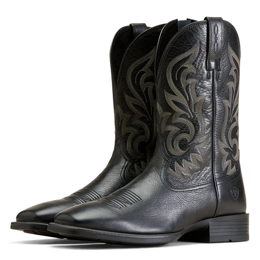  Ariat Men's Ultra Black Slim Zip Square Toe