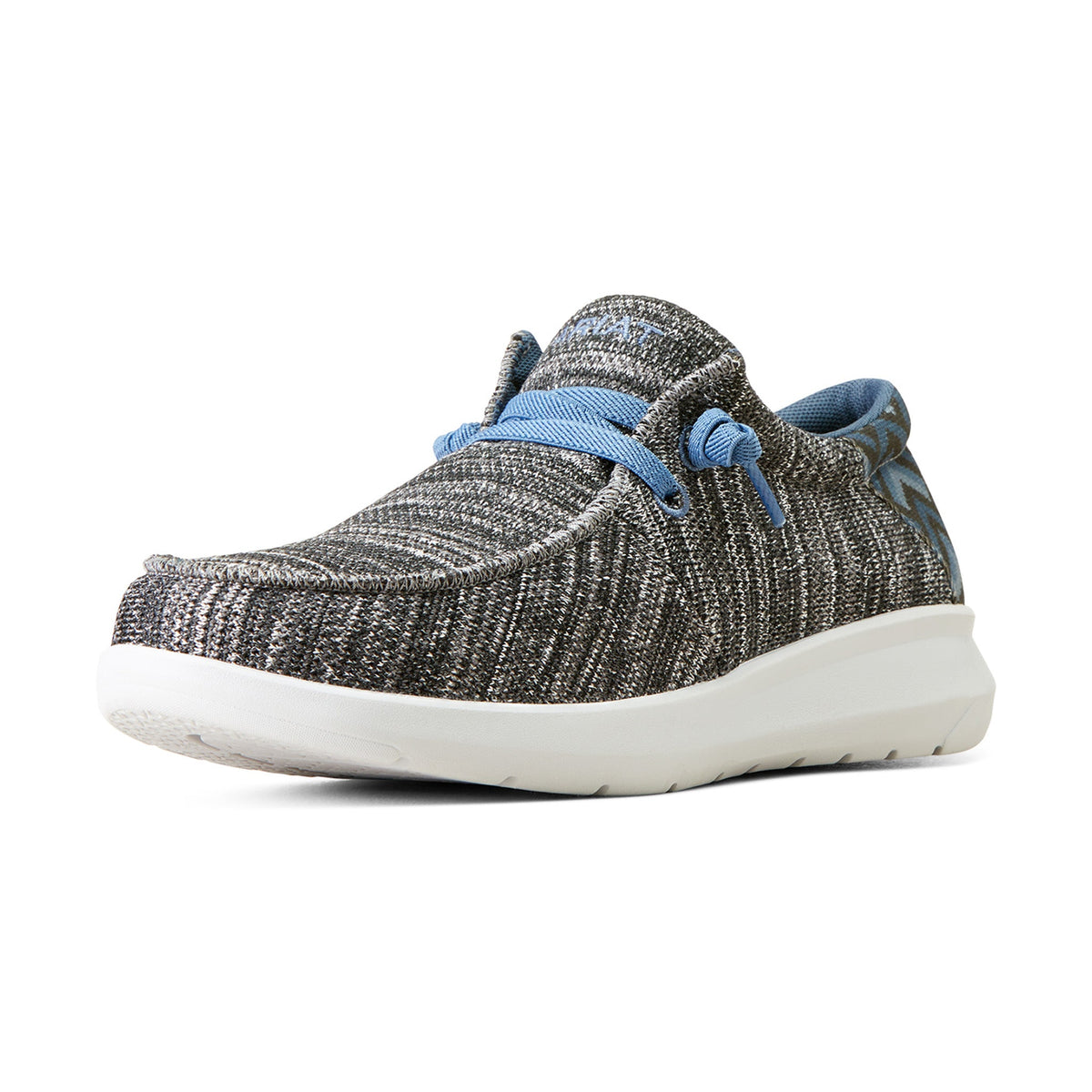  Ariat Men's Heather Grey & Blue Laces Hilo Shoes