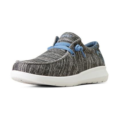 Ariat Men's Heather Grey & Blue Laces Hilo Shoes