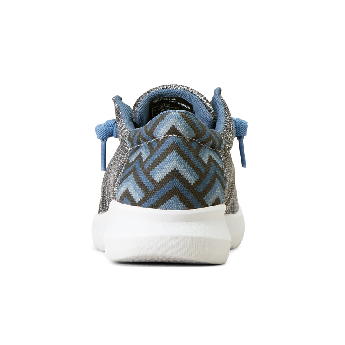  Ariat Men's Heather Grey & Blue Laces Hilo Shoes