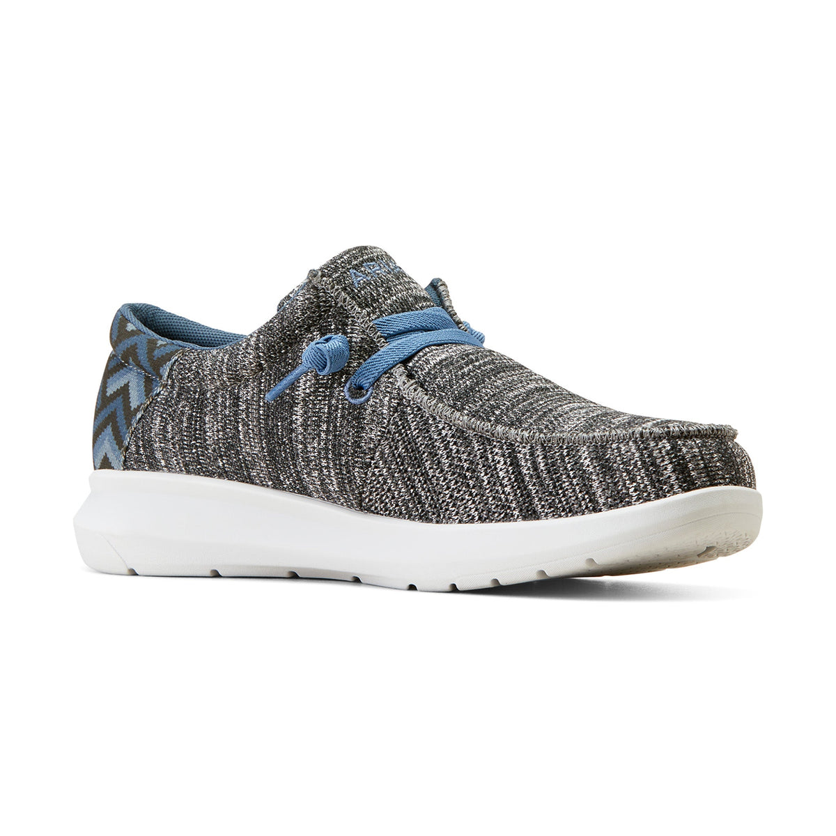  Ariat Men's Heather Grey & Blue Laces Hilo Shoes