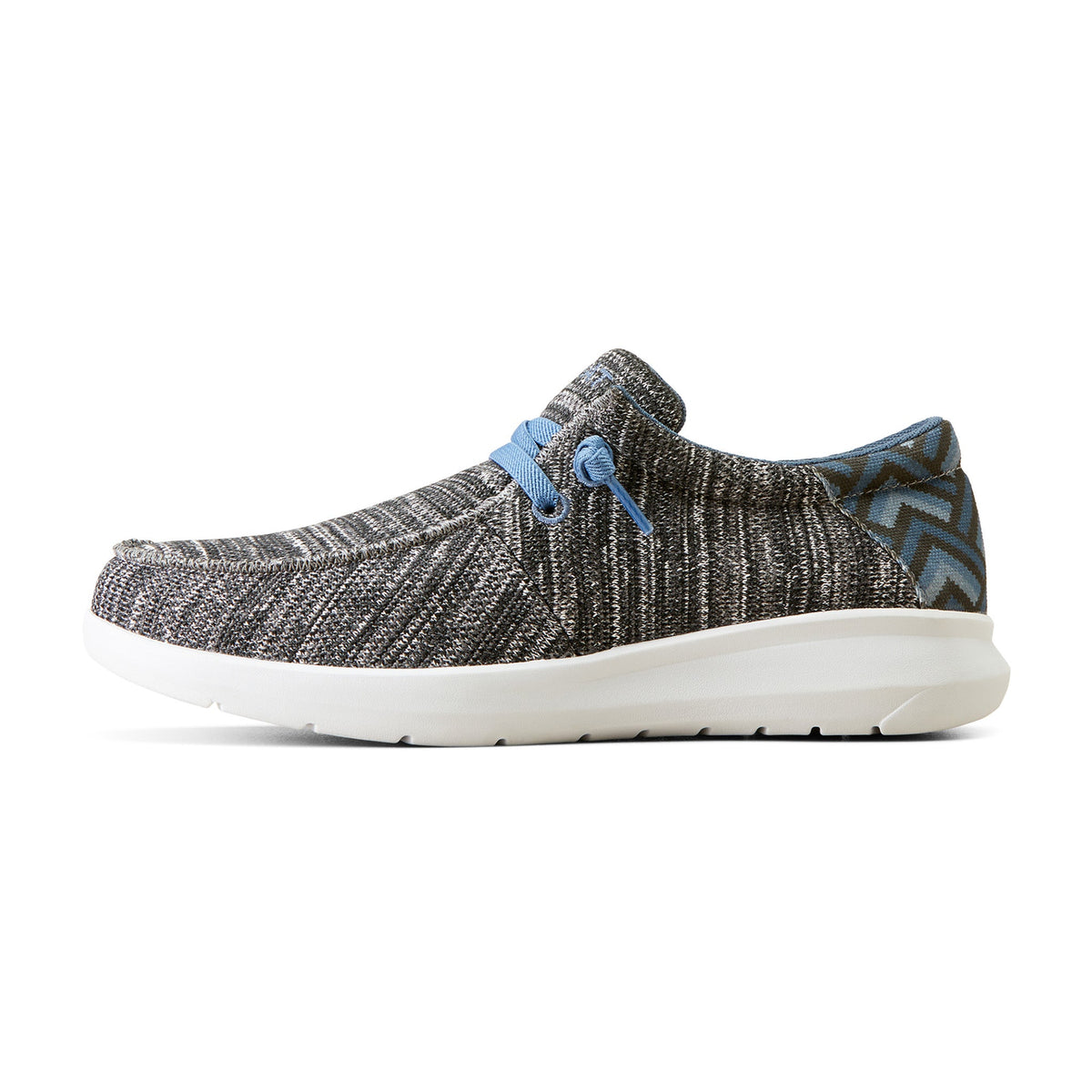  Ariat Men's Heather Grey & Blue Laces Hilo Shoes