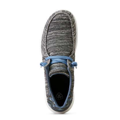  Ariat Men's Heather Grey & Blue Laces Hilo Shoes