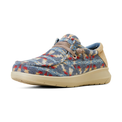  Ariat Men's HiLo Blue Blanket Wolly Tan Shoe
