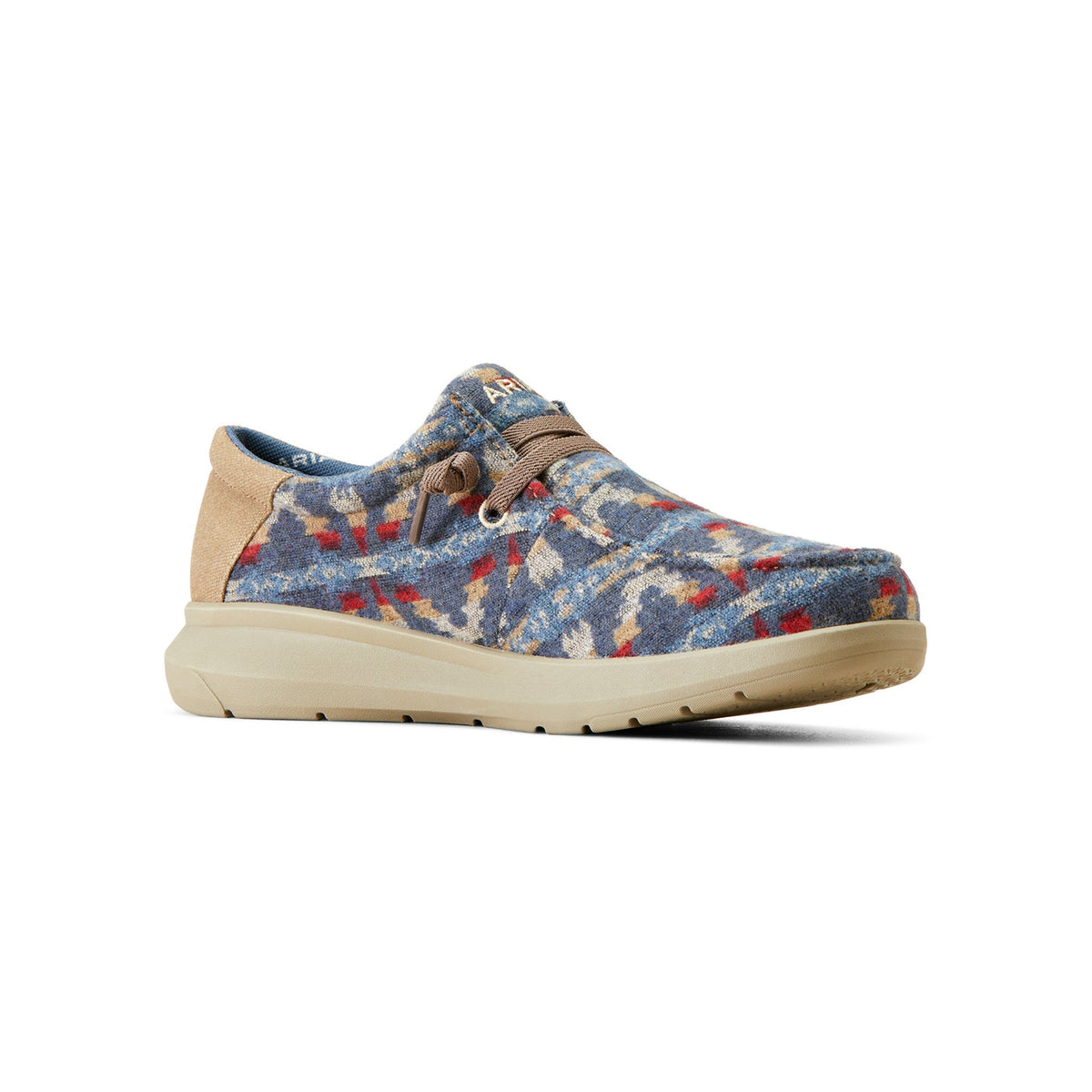  Ariat Men's HiLo Blue Blanket Wolly Tan Shoe