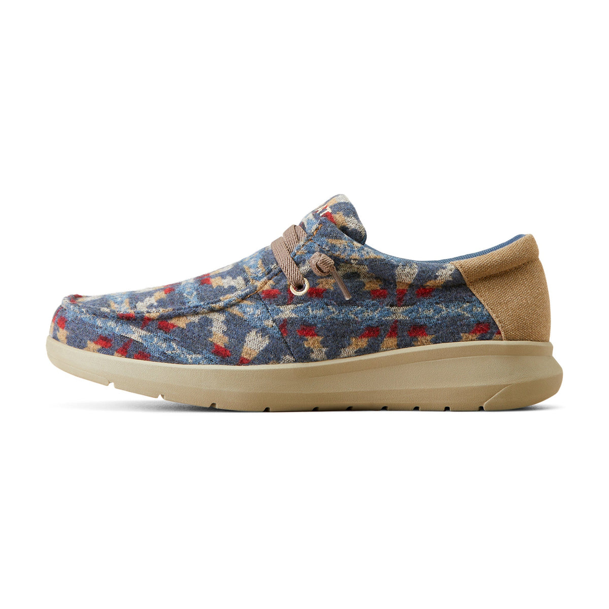  Ariat Men's HiLo Blue Blanket Wolly Tan Shoe