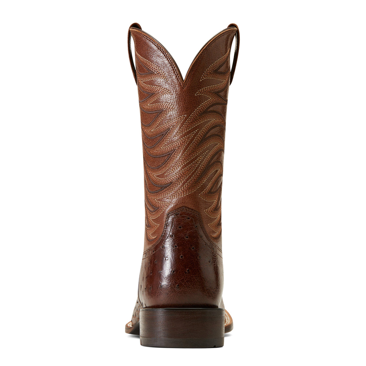  Ariat Men's Badlands Brown Ostrich Boots