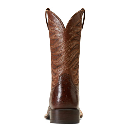  Ariat Men's Badlands Brown Ostrich Boots