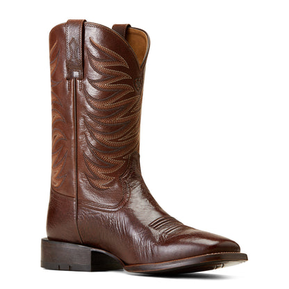  Ariat Men's Badlands Brown Ostrich Boots