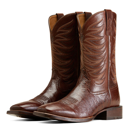  Ariat Men's Badlands Brown Ostrich Boots