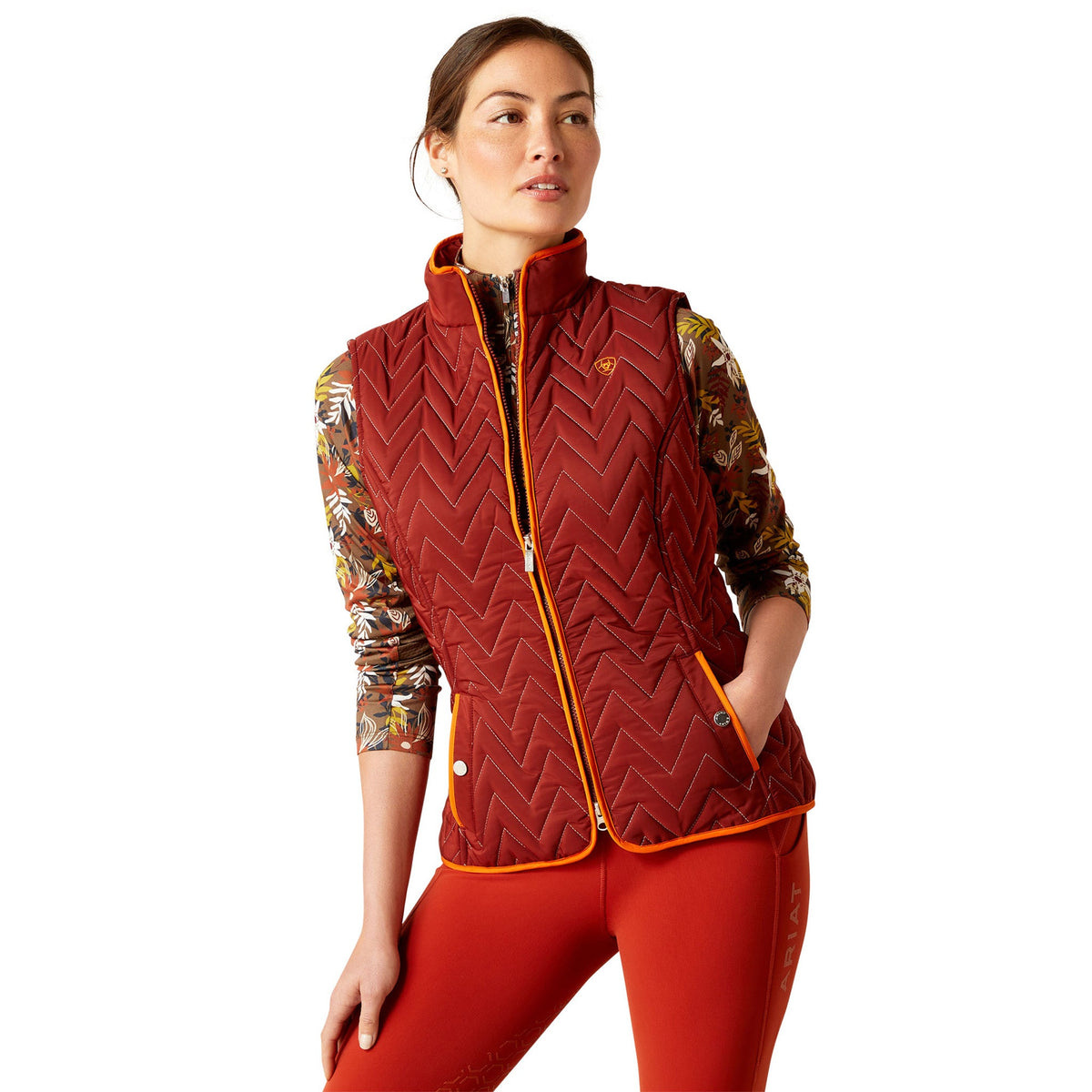  Ariat Women's Fire Brick Insulated Vest