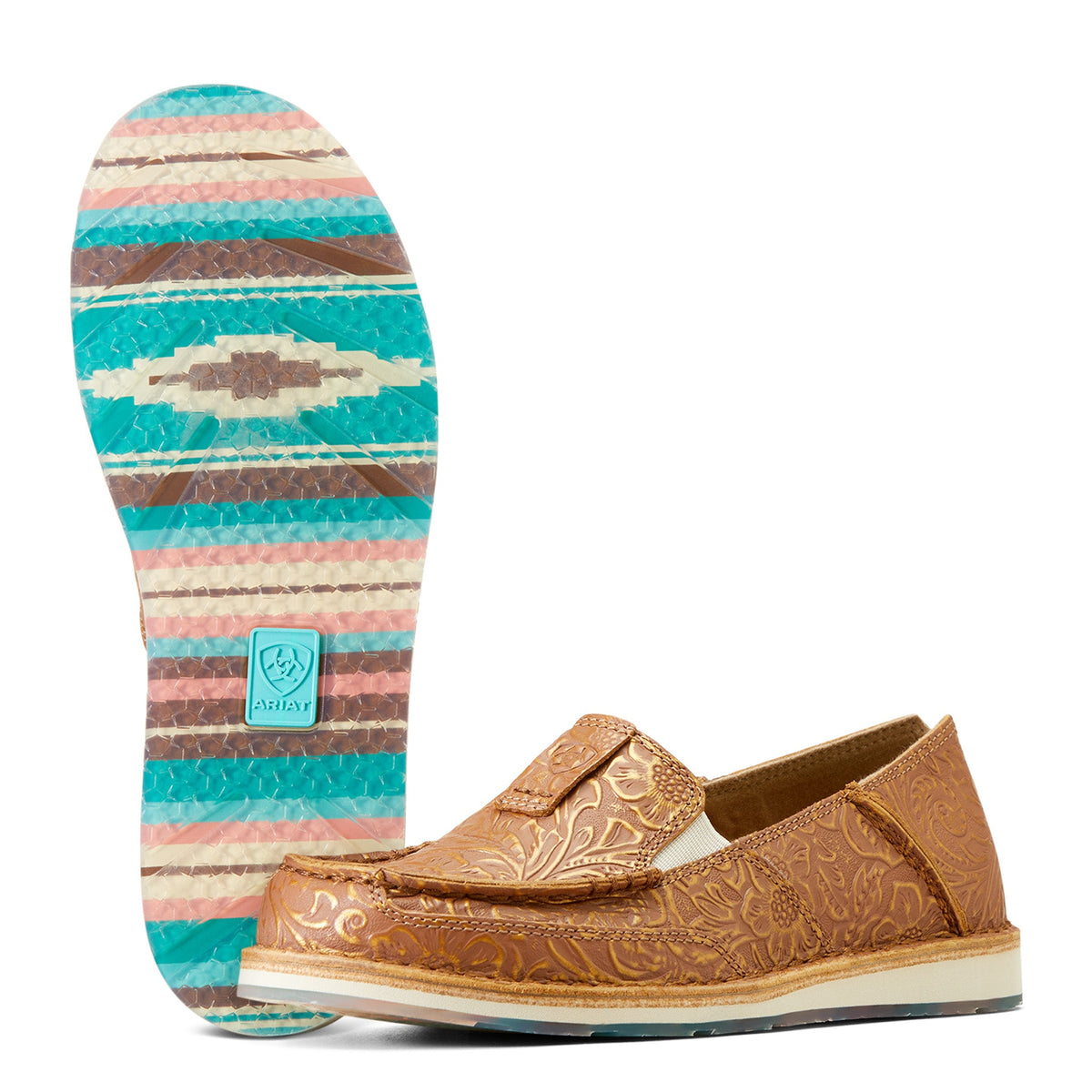  Ariat Women's Floral Bronze Cruiser