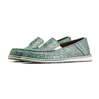  Ariat Women's Turquoise Blanket Emboss Cruiser