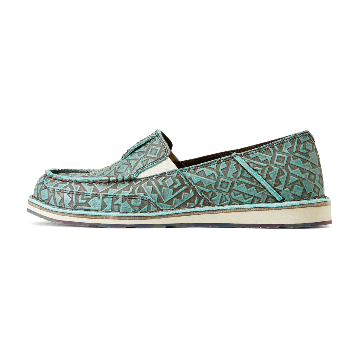  Ariat Women's Turquoise Blanket Emboss Cruiser