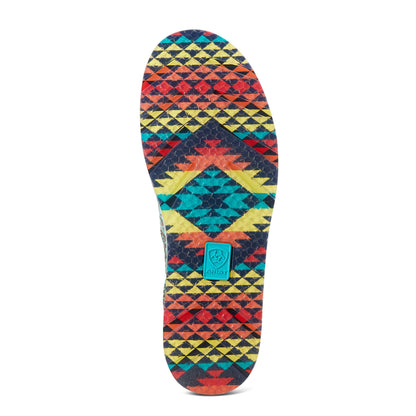  Ariat Women's Turquoise Blanket Emboss Cruiser