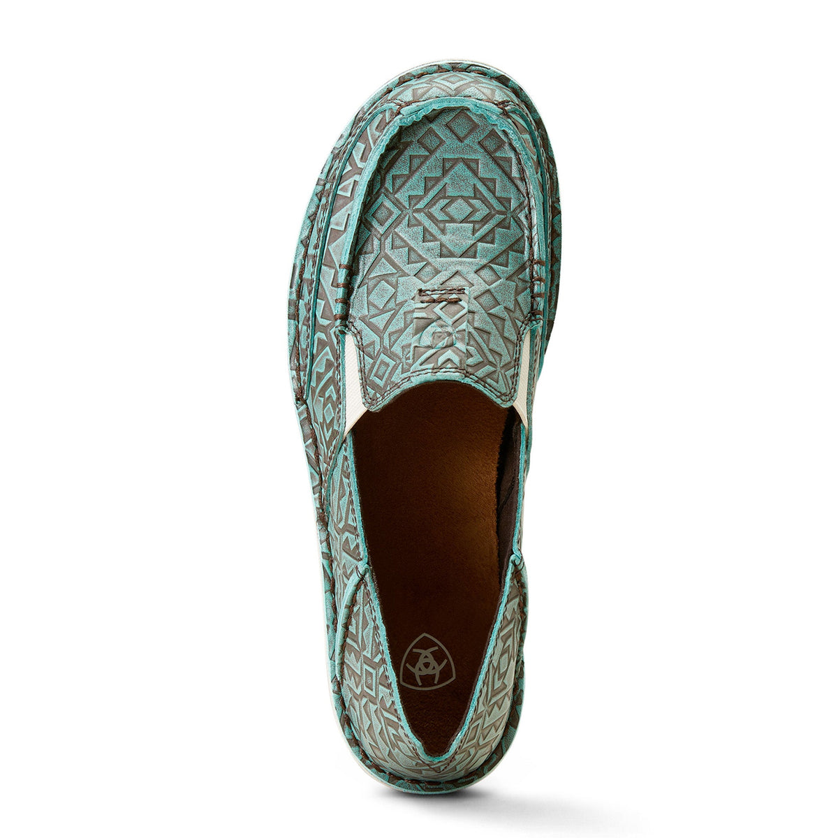  Ariat Women's Turquoise Blanket Emboss Cruiser