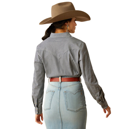  Ariat Women's Railroad Stripe Shirt