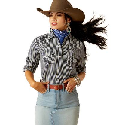  Ariat Women's Railroad Stripe Shirt