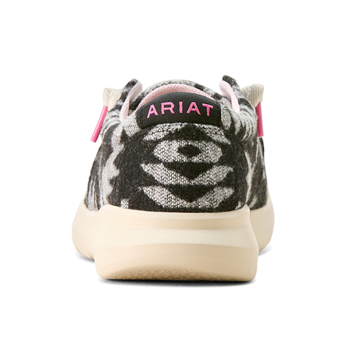  Ariat Women's Black White Flannel Hilo Shoes