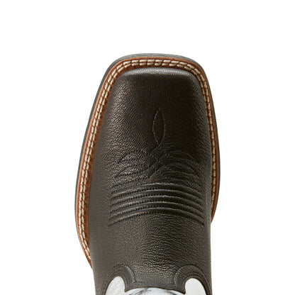  Ariat Women's Ryder Round Up Black/Antique Silver Boot