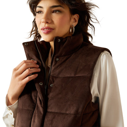  Ariat Faux Leather Vest