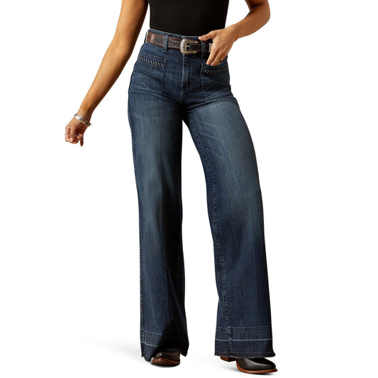  Ariat Ultra High Rise Jill Wide Leg Jean