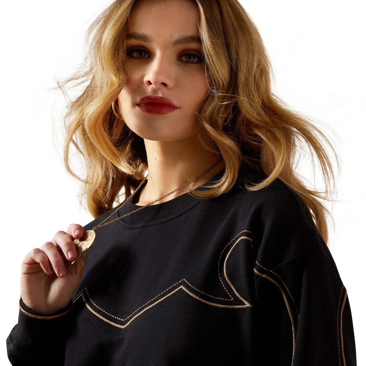  Ariat Women's Hickory Crewneck Sweatshirt