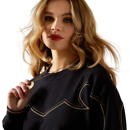  Ariat Women's Hickory Crewneck Sweatshirt